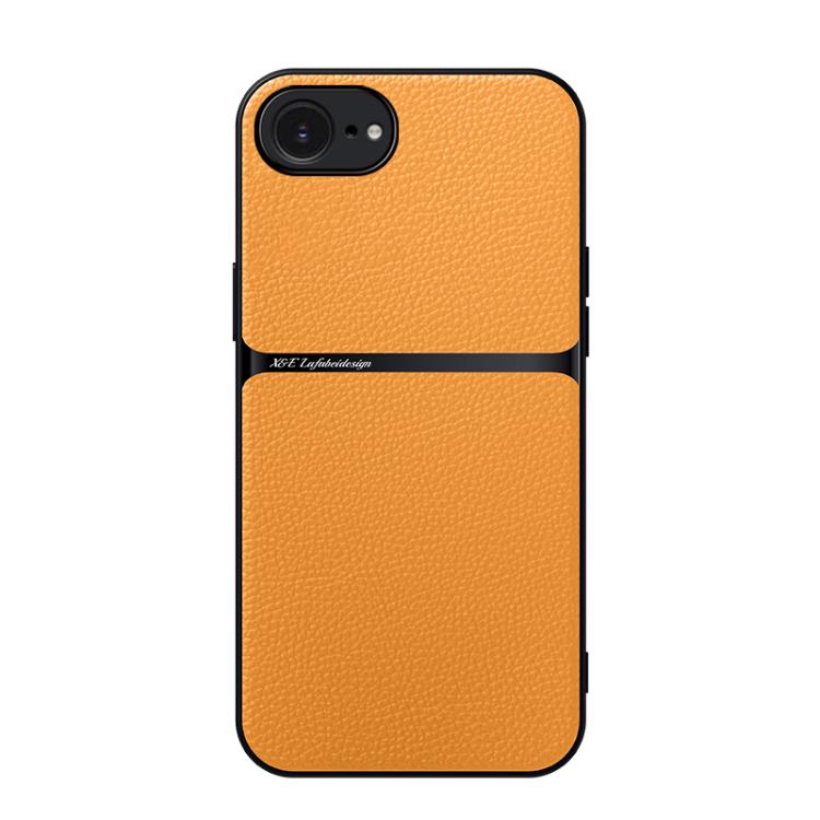 Funda para teléfono de piel de lichi con cobertura total magnética y resistente a los golpes, For iPhone 18 Pro, For iPhone 18 Pro Max, For iPhone 17e / 16e, For iPhone 17 Pro Max, For iPhone 17 Pro, For iPhone 17, For iPhone Air, For iPhone 16 Pro Max