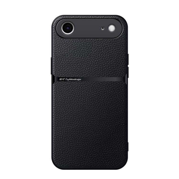 Funda para teléfono de piel de lichi con cobertura total magnética y resistente a los golpes, For iPhone 18 Pro, For iPhone 18 Pro Max, For iPhone 17e / 16e, For iPhone 17 Pro Max, For iPhone 17 Pro, For iPhone 17, For iPhone Air, For iPhone 16 Pro Max