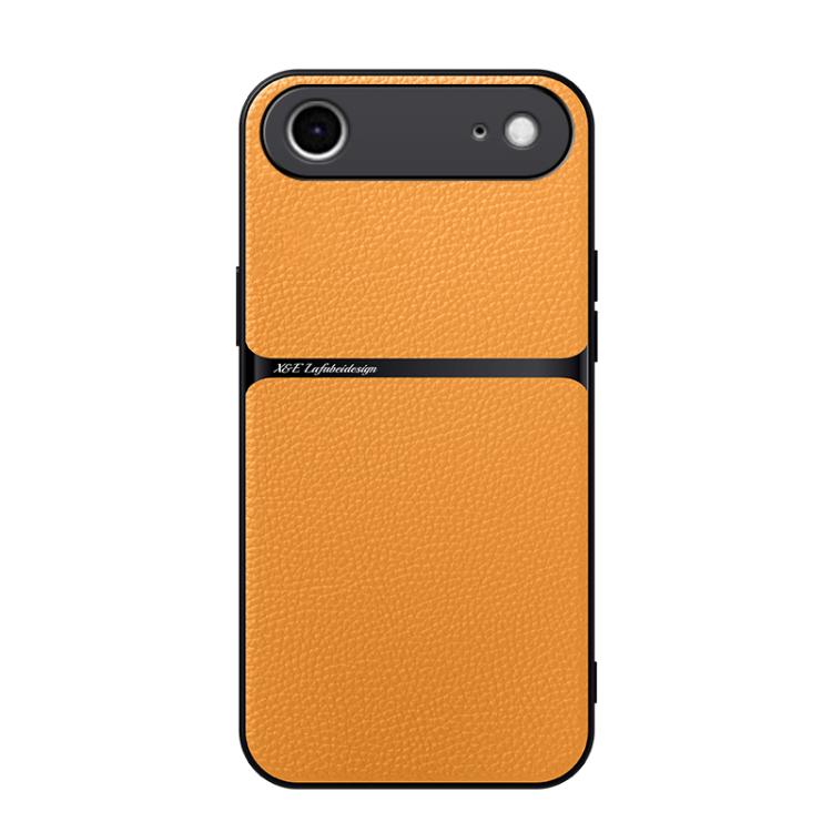 Funda para teléfono de piel de lichi con cobertura total magnética y resistente a los golpes, For iPhone 18 Pro, For iPhone 18 Pro Max, For iPhone 17e / 16e, For iPhone 17 Pro Max, For iPhone 17 Pro, For iPhone 17, For iPhone Air, For iPhone 16 Pro Max