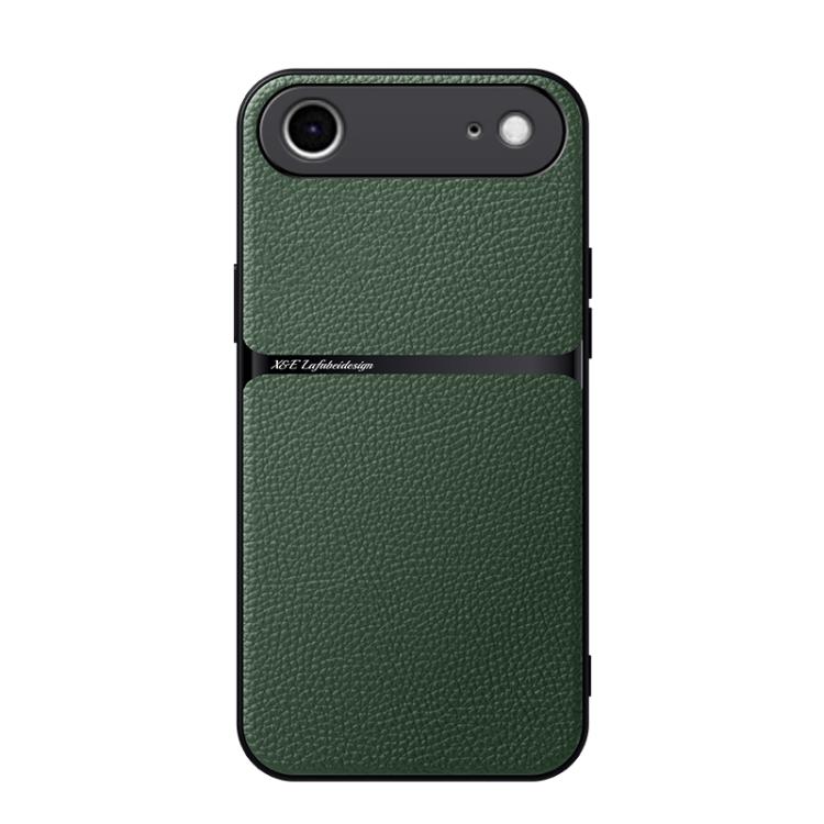 Funda para teléfono de piel de lichi con cobertura total magnética y resistente a los golpes, For iPhone 18 Pro, For iPhone 18 Pro Max, For iPhone 17e / 16e, For iPhone 17 Pro Max, For iPhone 17 Pro, For iPhone 17, For iPhone Air, For iPhone 16 Pro Max