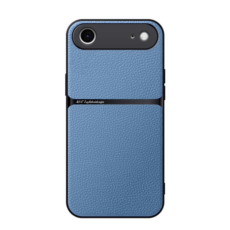 Funda para teléfono de piel de lichi con cobertura total magnética y resistente a los golpes, For iPhone 18 Pro, For iPhone 18 Pro Max, For iPhone 17e / 16e, For iPhone 17 Pro Max, For iPhone 17 Pro, For iPhone 17, For iPhone Air, For iPhone 16 Pro Max