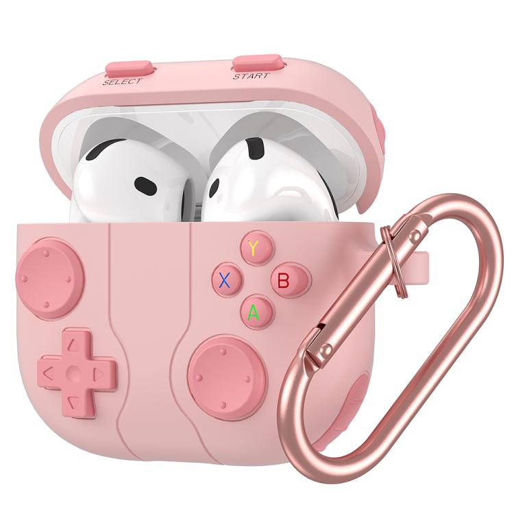Funda de silicona para auriculares inalámbricos estilo consola de videojuegos, For AirPods 4, For AirPods Pro 2, For AirPods 3, For AirPods Pro