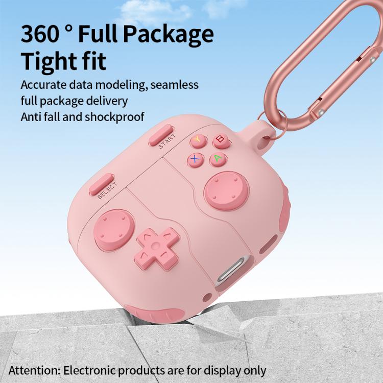Funda de silicona para auriculares inalámbricos estilo consola de videojuegos, For AirPods 4, For AirPods Pro 2, For AirPods 3, For AirPods Pro