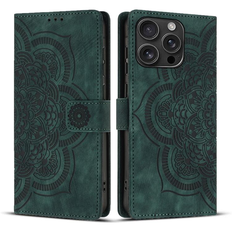 Funda para teléfono de cuero esmerilado retro con relieve de mandala, For iPhone 18 Pro / 17 Pro, For iPhone 18 Pro Max / 17 Pro Max, For iPhone 17e / 16e, For iPhone 17, For iPhone Air, For iPhone 16 Pro Max, For iPhone 16 Pro, For iPhone 16 Plus     ...