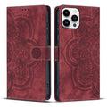 Funda para teléfono de cuero esmerilado retro con relieve de mandala, For iPhone 13 Pro Max, For iPhone 13 Pro, For iPhone 12 mini / 13 mini, For iPhone 12 / 12 Pro, For iPhone 12 Pro Max, For iPhone 11 Pro Max, For iPhone 11, For iPhone 11 Pro        ...