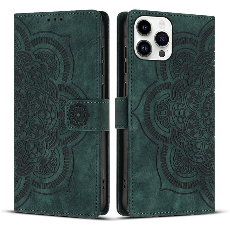 Funda para teléfono de cuero esmerilado retro con relieve de mandala, For iPhone 13 Pro Max, For iPhone 13 Pro, For iPhone 12 mini / 13 mini, For iPhone 12 / 12 Pro, For iPhone 12 Pro Max, For iPhone 11 Pro Max, For iPhone 11, For iPhone 11 Pro        ...