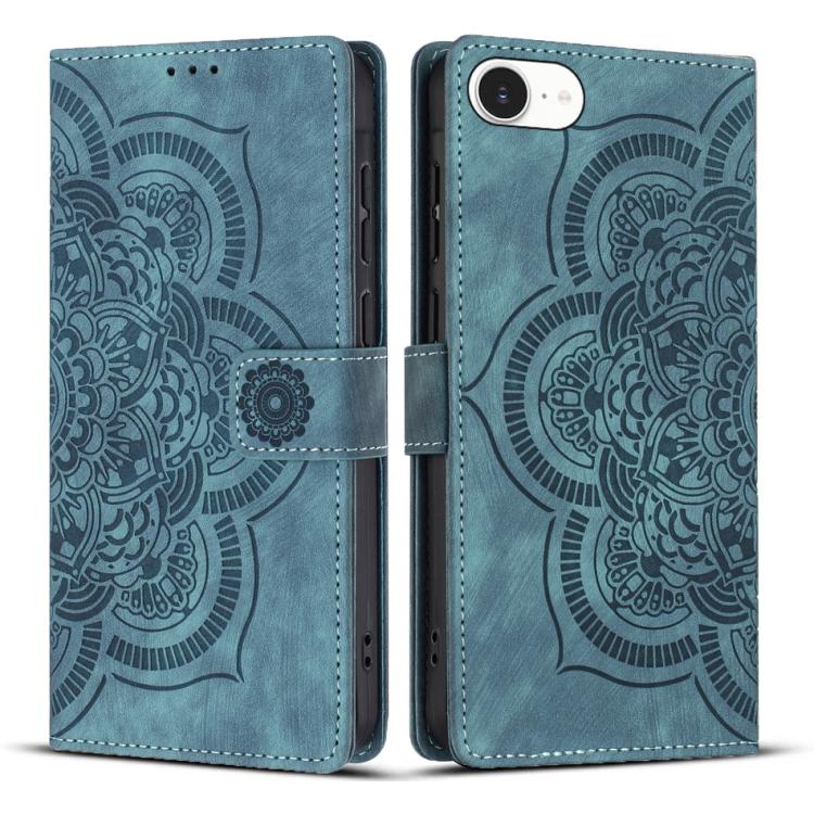 Funda para teléfono de cuero esmerilado retro con relieve de mandala, For iPhone 18 Pro / 17 Pro, For iPhone 18 Pro Max / 17 Pro Max, For iPhone 17e / 16e, For iPhone 17, For iPhone Air, For iPhone 16 Pro Max, For iPhone 16 Pro, For iPhone 16 Plus     ...