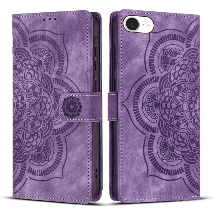 Funda para teléfono de cuero esmerilado retro con relieve de mandala, For iPhone 18 Pro / 17 Pro, For iPhone 18 Pro Max / 17 Pro Max, For iPhone 17e / 16e, For iPhone 17, For iPhone Air, For iPhone 16 Pro Max, For iPhone 16 Pro, For iPhone 16 Plus     ...