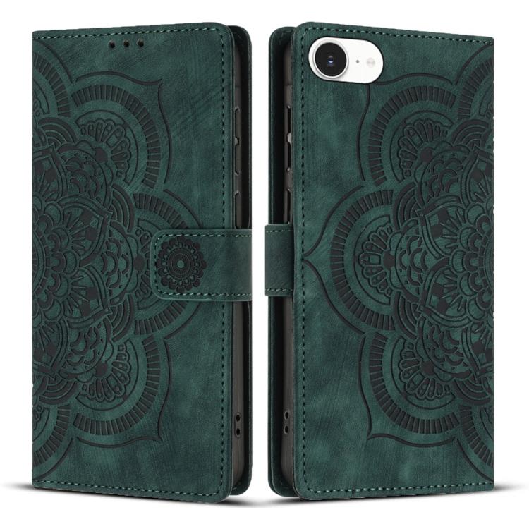 Funda para teléfono de cuero esmerilado retro con relieve de mandala, For iPhone 18 Pro / 17 Pro, For iPhone 18 Pro Max / 17 Pro Max, For iPhone 17e / 16e, For iPhone 17, For iPhone Air, For iPhone 16 Pro Max, For iPhone 16 Pro, For iPhone 16 Plus     ...