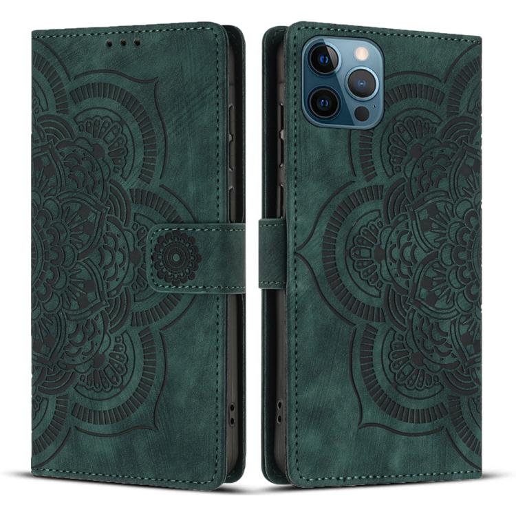 Funda para teléfono de cuero esmerilado retro con relieve de mandala, For iPhone 13 Pro Max, For iPhone 13 Pro, For iPhone 12 mini / 13 mini, For iPhone 12 / 12 Pro, For iPhone 12 Pro Max, For iPhone 11 Pro Max, For iPhone 11, For iPhone 11 Pro        ...