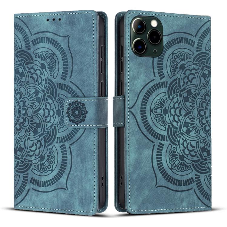Funda para teléfono de cuero esmerilado retro con relieve de mandala, For iPhone 13 Pro Max, For iPhone 13 Pro, For iPhone 12 mini / 13 mini, For iPhone 12 / 12 Pro, For iPhone 12 Pro Max, For iPhone 11 Pro Max, For iPhone 11, For iPhone 11 Pro        ...