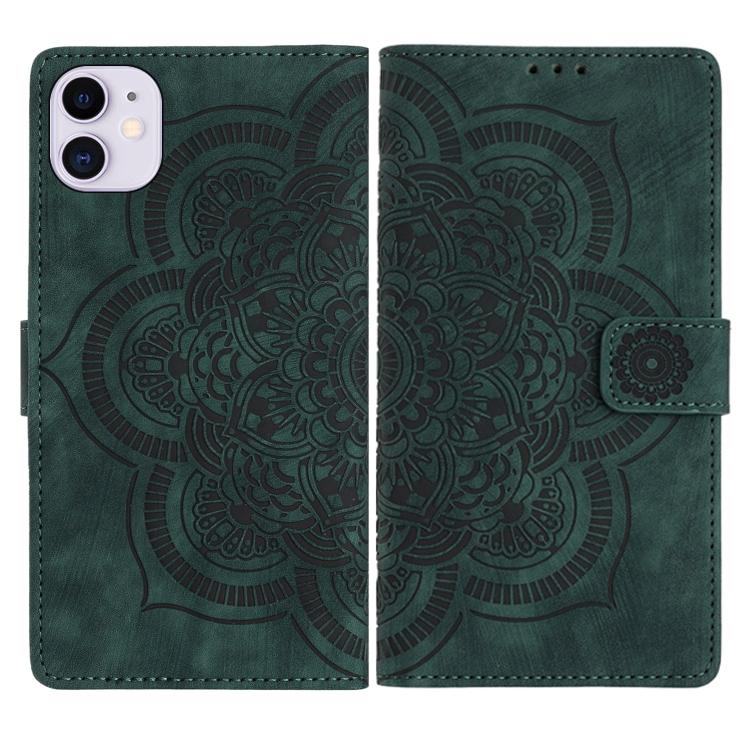 Funda para teléfono de cuero esmerilado retro con relieve de mandala, For iPhone 13 Pro Max, For iPhone 13 Pro, For iPhone 12 mini / 13 mini, For iPhone 12 / 12 Pro, For iPhone 12 Pro Max, For iPhone 11 Pro Max, For iPhone 11, For iPhone 11 Pro        ...