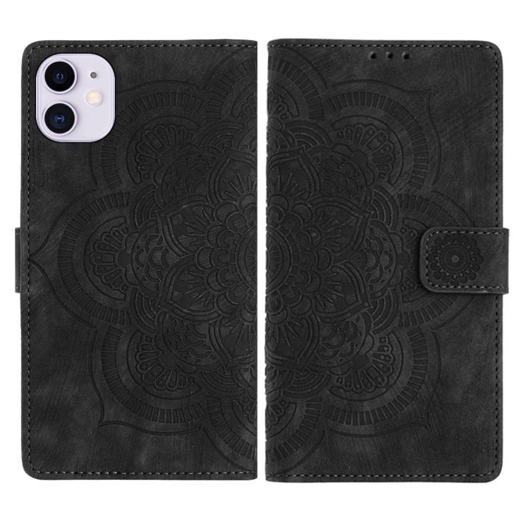 Funda para teléfono de cuero esmerilado retro con relieve de mandala, For iPhone 13 Pro Max, For iPhone 13 Pro, For iPhone 12 mini / 13 mini, For iPhone 12 / 12 Pro, For iPhone 12 Pro Max, For iPhone 11 Pro Max, For iPhone 11, For iPhone 11 Pro        ...