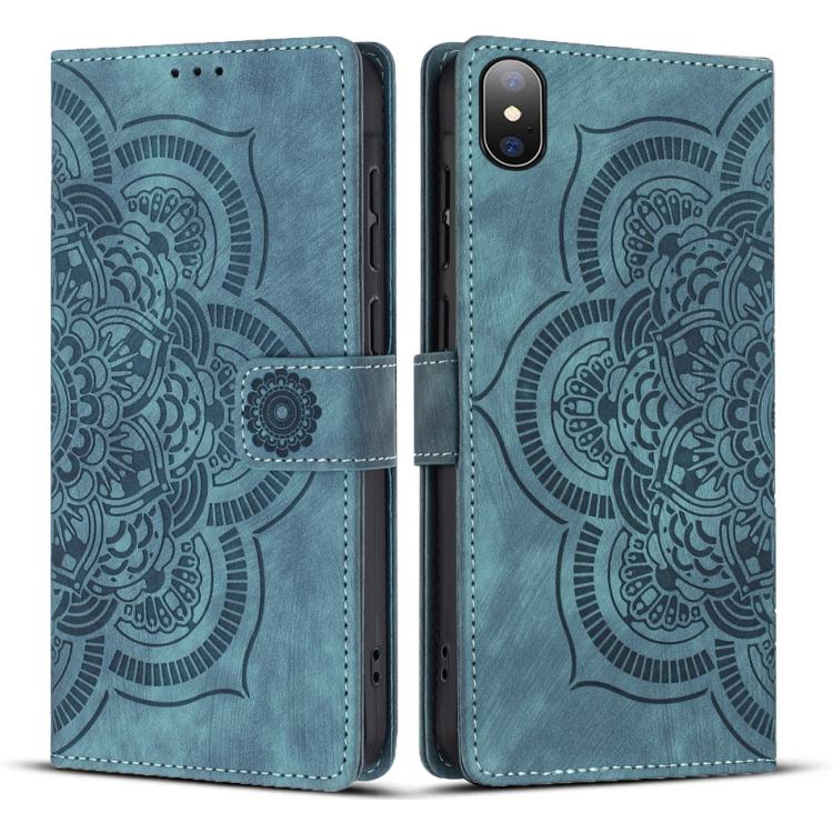 Funda para teléfono de cuero esmerilado retro con relieve de mandala, For iPhone 13 Pro Max, For iPhone 13 Pro, For iPhone 12 mini / 13 mini, For iPhone 12 / 12 Pro, For iPhone 12 Pro Max, For iPhone 11 Pro Max, For iPhone 11, For iPhone 11 Pro        ...