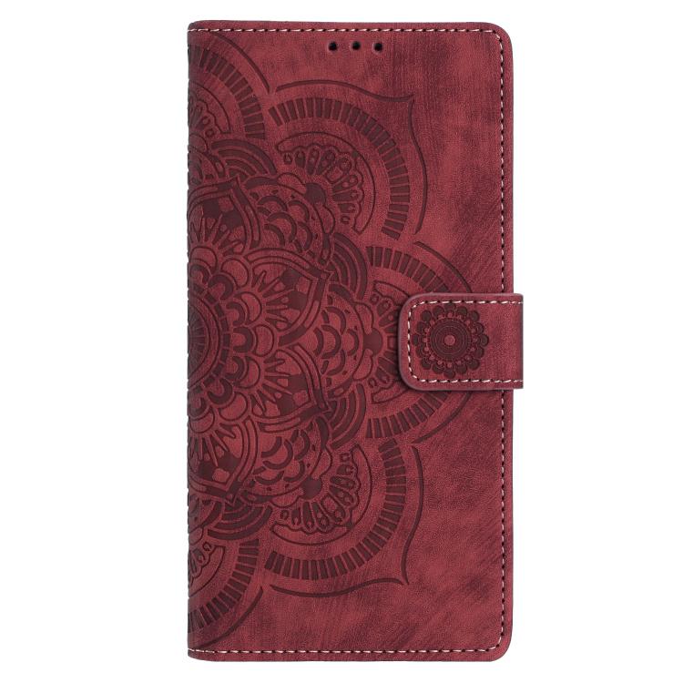 Funda para teléfono de cuero esmerilado retro con relieve de mandala, For iPhone 18 Pro / 17 Pro, For iPhone 18 Pro Max / 17 Pro Max, For iPhone 17e / 16e, For iPhone 17, For iPhone Air, For iPhone 16 Pro Max, For iPhone 16 Pro, For iPhone 16 Plus     ...