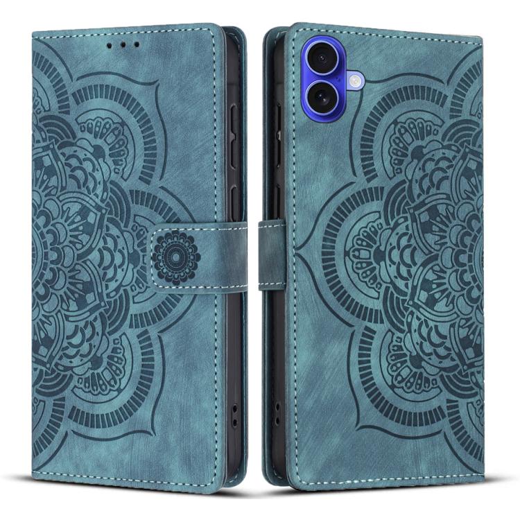 Funda para teléfono de cuero esmerilado retro con relieve de mandala, For iPhone 18 Pro / 17 Pro, For iPhone 18 Pro Max / 17 Pro Max, For iPhone 17e / 16e, For iPhone 17, For iPhone Air, For iPhone 16 Pro Max, For iPhone 16 Pro, For iPhone 16 Plus     ...