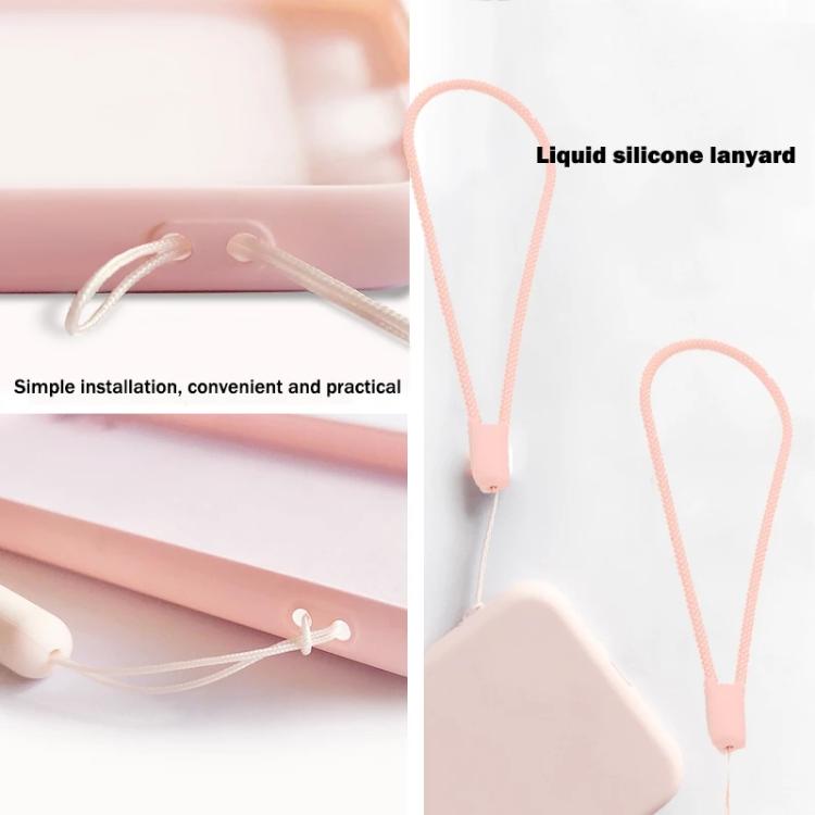 Funda de silicona para teléfono con correa para la muñeca, For iPhone 17e / 16e
