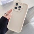 Funda para teléfono de TPU con marco a prueba de golpes, acabado mate y orificios precisos., For iPhone 16 Pro, For iPhone 16 Plus, For iPhone 16, For iPhone 15 Pro Max, For iPhone 15 Pro, For iPhone 15 Plus