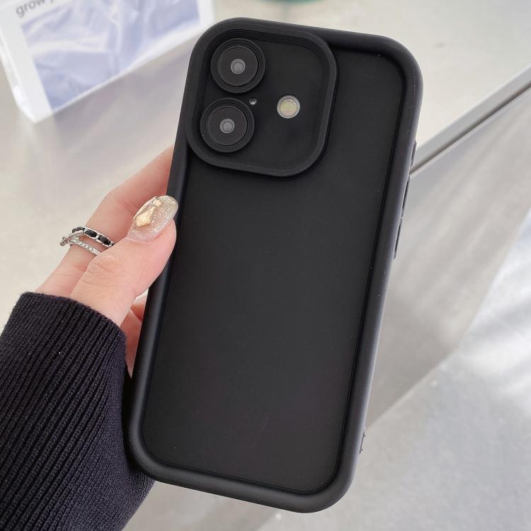 Funda para teléfono de TPU con marco a prueba de golpes, acabado mate y orificios precisos., For iPhone 16 Pro, For iPhone 16 Plus, For iPhone 16, For iPhone 15 Pro Max, For iPhone 15 Pro, For iPhone 15 Plus