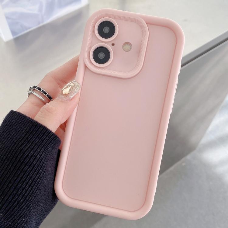 Funda para teléfono de TPU con marco a prueba de golpes, acabado mate y orificios precisos., For iPhone 16 Pro, For iPhone 16 Plus, For iPhone 16, For iPhone 15 Pro Max, For iPhone 15 Pro, For iPhone 15 Plus