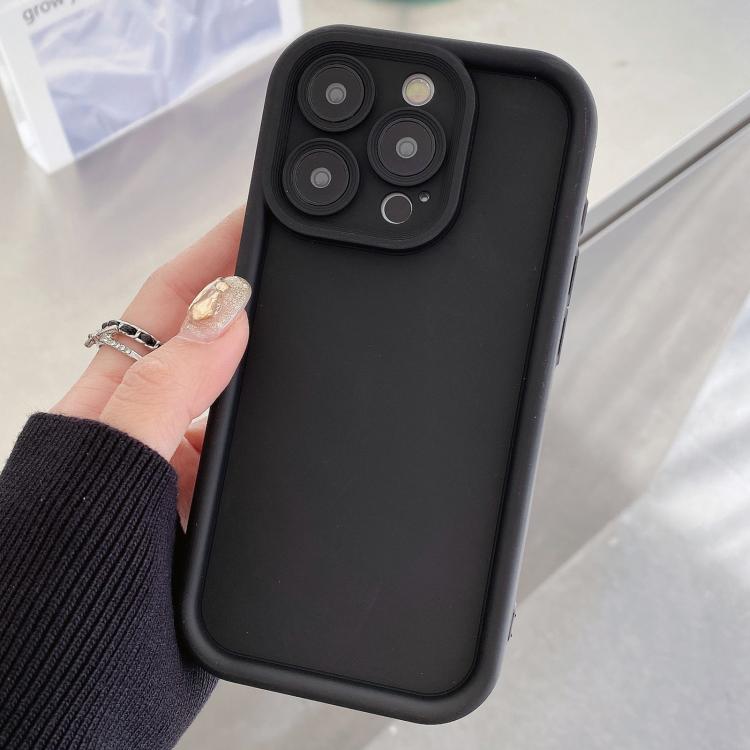 Funda para teléfono de TPU con marco a prueba de golpes, acabado mate y orificios precisos., For iPhone 16 Pro, For iPhone 16 Plus, For iPhone 16, For iPhone 15 Pro Max, For iPhone 15 Pro, For iPhone 15 Plus