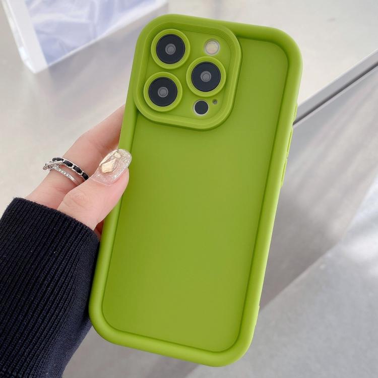 Funda para teléfono de TPU con marco a prueba de golpes, acabado mate y orificios precisos., For iPhone 16 Pro, For iPhone 16 Plus, For iPhone 16, For iPhone 15 Pro Max, For iPhone 15 Pro, For iPhone 15 Plus