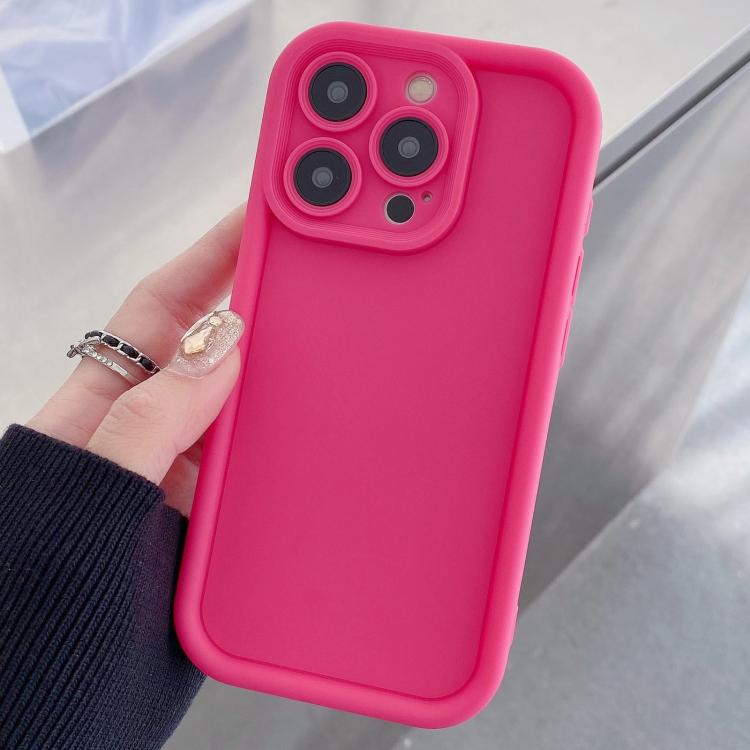 Funda para teléfono de TPU con marco a prueba de golpes, acabado mate y orificios precisos., For iPhone 16 Pro, For iPhone 16 Plus, For iPhone 16, For iPhone 15 Pro Max, For iPhone 15 Pro, For iPhone 15 Plus