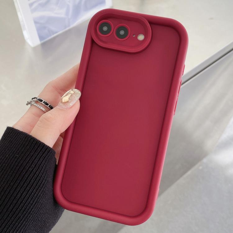 Funda para teléfono de TPU con marco a prueba de golpes, acabado mate y orificios precisos., For iPhone 8 Plus / 7 Plus