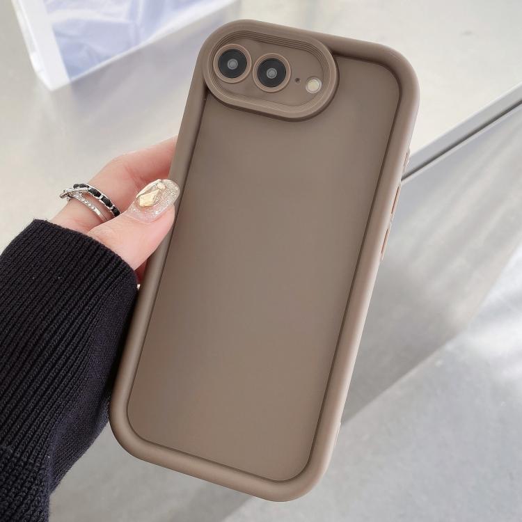 Funda para teléfono de TPU con marco a prueba de golpes, acabado mate y orificios precisos., For iPhone 8 Plus / 7 Plus