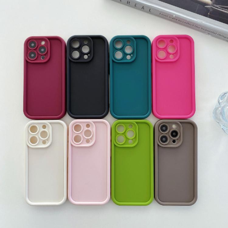 Funda para teléfono de TPU con marco a prueba de golpes, acabado mate y orificios precisos., For iPhone 8 Plus / 7 Plus