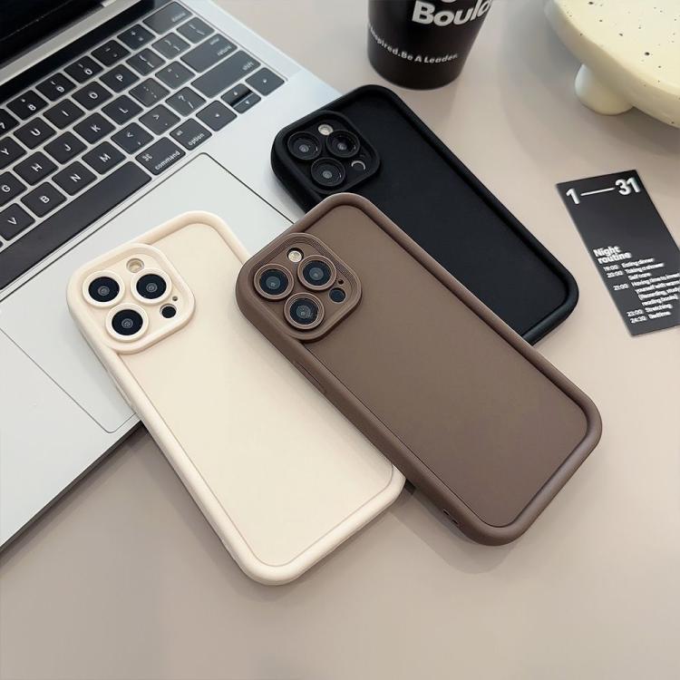 Funda para teléfono de TPU con marco a prueba de golpes, acabado mate y orificios precisos., For iPhone 16 Pro, For iPhone 16 Plus, For iPhone 16, For iPhone 15 Pro Max, For iPhone 15 Pro, For iPhone 15 Plus