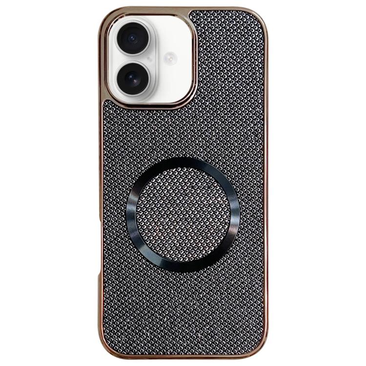 Funda para teléfono MagSafe de policarbonato con purpurina y acabado galvanizado, For iPhone 17 Pro Max, For iPhone 17 Pro, For iPhone 16 Pro Max, For iPhone 16 Pro, For iPhone 16 Plus, For iPhone 16, For iPhone 15 Pro Max, For iPhone 15 Pro