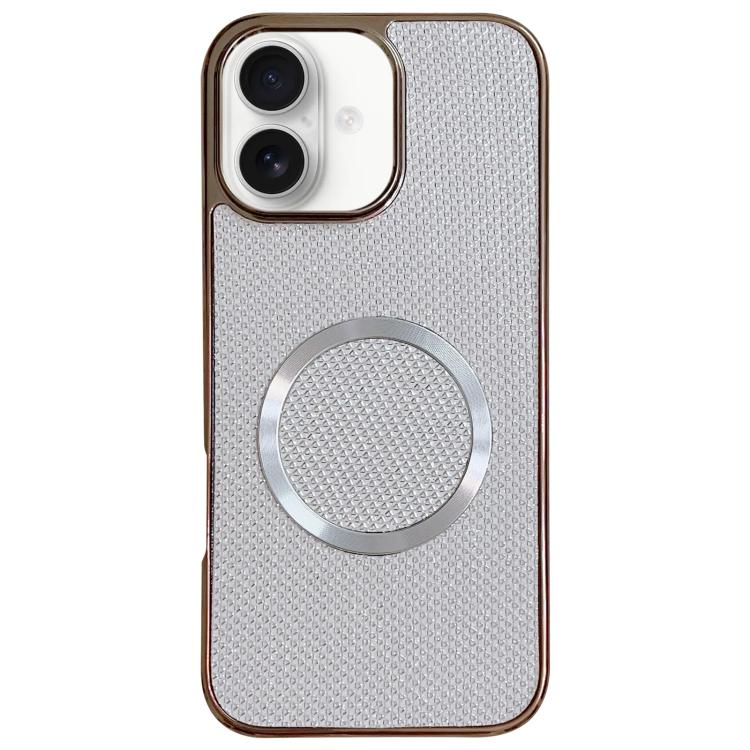Funda para teléfono MagSafe de policarbonato con purpurina y acabado galvanizado, For iPhone 17 Pro Max, For iPhone 17 Pro, For iPhone 16 Pro Max, For iPhone 16 Pro, For iPhone 16 Plus, For iPhone 16, For iPhone 15 Pro Max, For iPhone 15 Pro