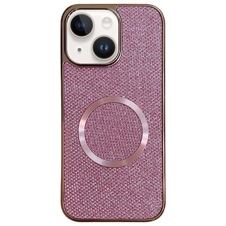 Funda para teléfono MagSafe de policarbonato con purpurina y acabado galvanizado, For iPhone 13, For iPhone 12, For iPhone 12 Pro Max, For iPhone 12 Pro, For iPhone 11 Pro Max, For iPhone 11, For iPhone 11 Pro