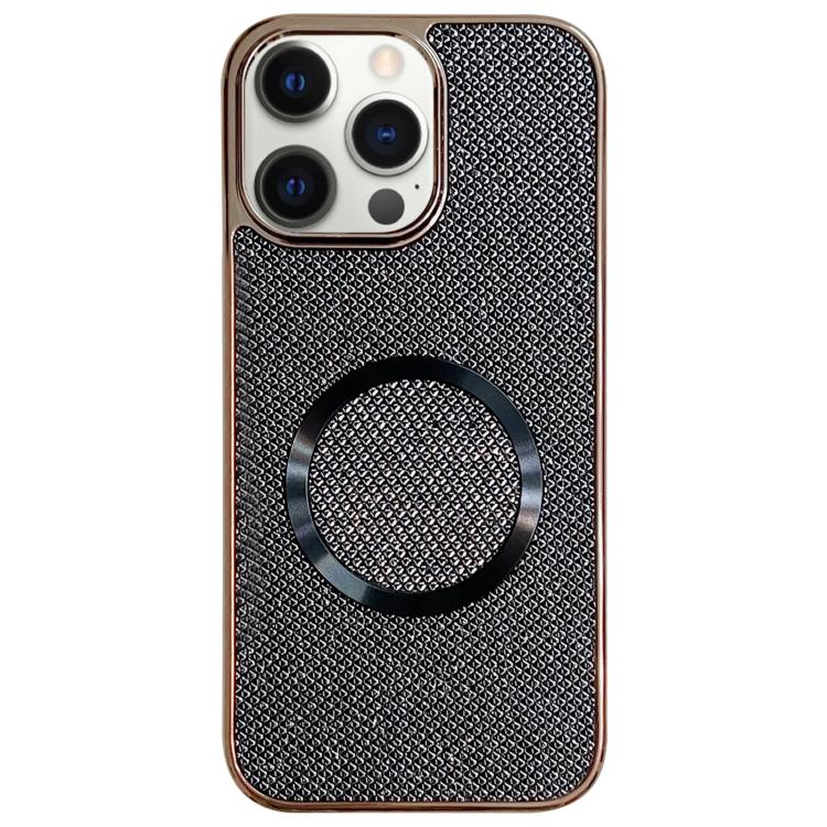 Funda para teléfono MagSafe de policarbonato con purpurina y acabado galvanizado, For iPhone 13, For iPhone 12, For iPhone 12 Pro Max, For iPhone 12 Pro, For iPhone 11 Pro Max, For iPhone 11, For iPhone 11 Pro
