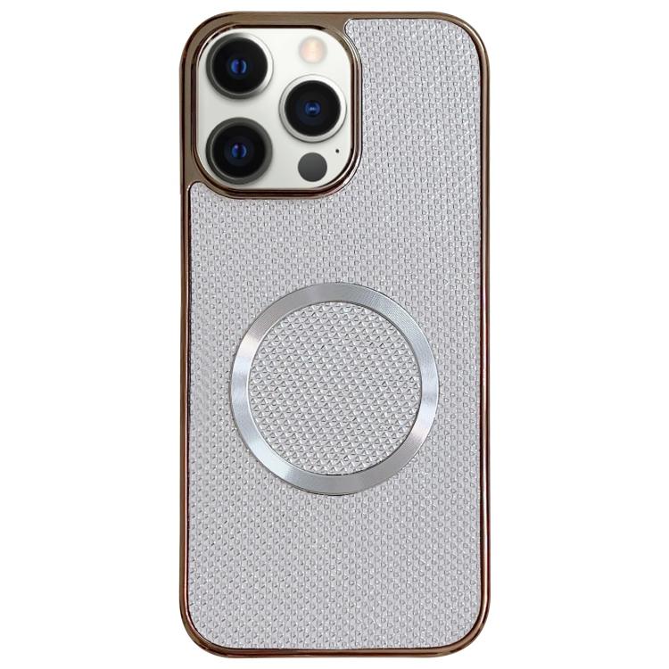 Funda para teléfono MagSafe de policarbonato con purpurina y acabado galvanizado, For iPhone 13, For iPhone 12, For iPhone 12 Pro Max, For iPhone 12 Pro, For iPhone 11 Pro Max, For iPhone 11, For iPhone 11 Pro