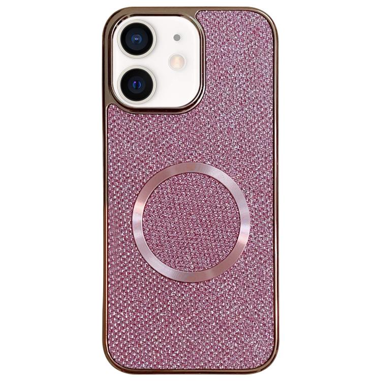 Funda para teléfono MagSafe de policarbonato con purpurina y acabado galvanizado, For iPhone 13, For iPhone 12, For iPhone 12 Pro Max, For iPhone 12 Pro, For iPhone 11 Pro Max, For iPhone 11, For iPhone 11 Pro