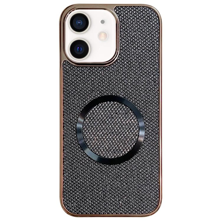 Funda para teléfono MagSafe de policarbonato con purpurina y acabado galvanizado, For iPhone 13, For iPhone 12, For iPhone 12 Pro Max, For iPhone 12 Pro, For iPhone 11 Pro Max, For iPhone 11, For iPhone 11 Pro