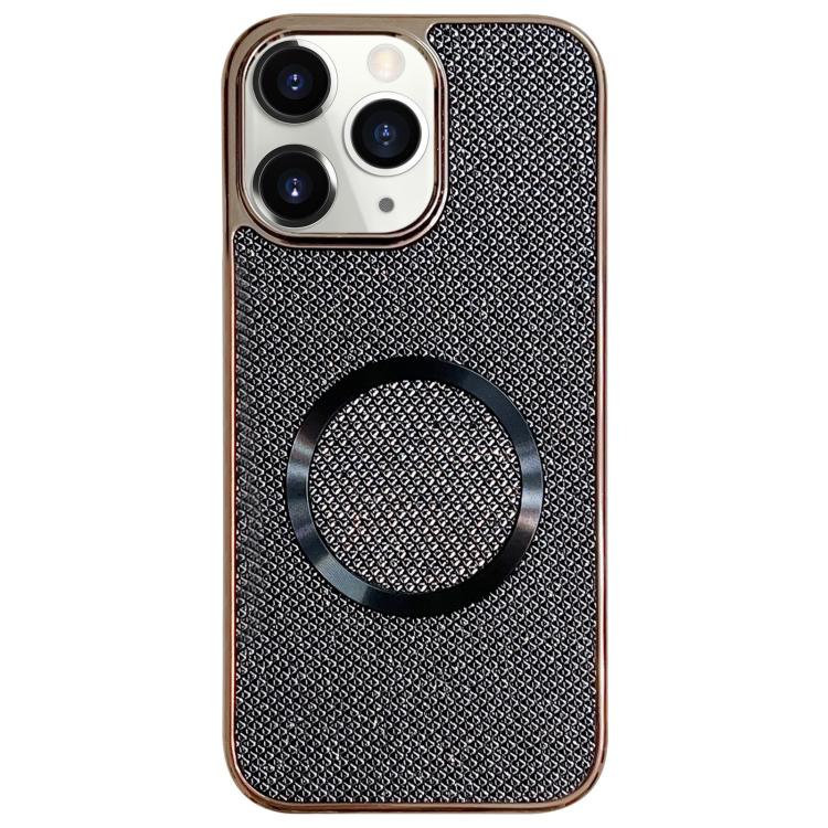 Funda para teléfono MagSafe de policarbonato con purpurina y acabado galvanizado, For iPhone 13, For iPhone 12, For iPhone 12 Pro Max, For iPhone 12 Pro, For iPhone 11 Pro Max, For iPhone 11, For iPhone 11 Pro