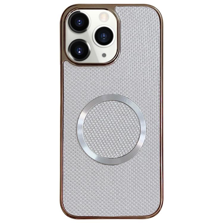 Funda para teléfono MagSafe de policarbonato con purpurina y acabado galvanizado, For iPhone 13, For iPhone 12, For iPhone 12 Pro Max, For iPhone 12 Pro, For iPhone 11 Pro Max, For iPhone 11, For iPhone 11 Pro