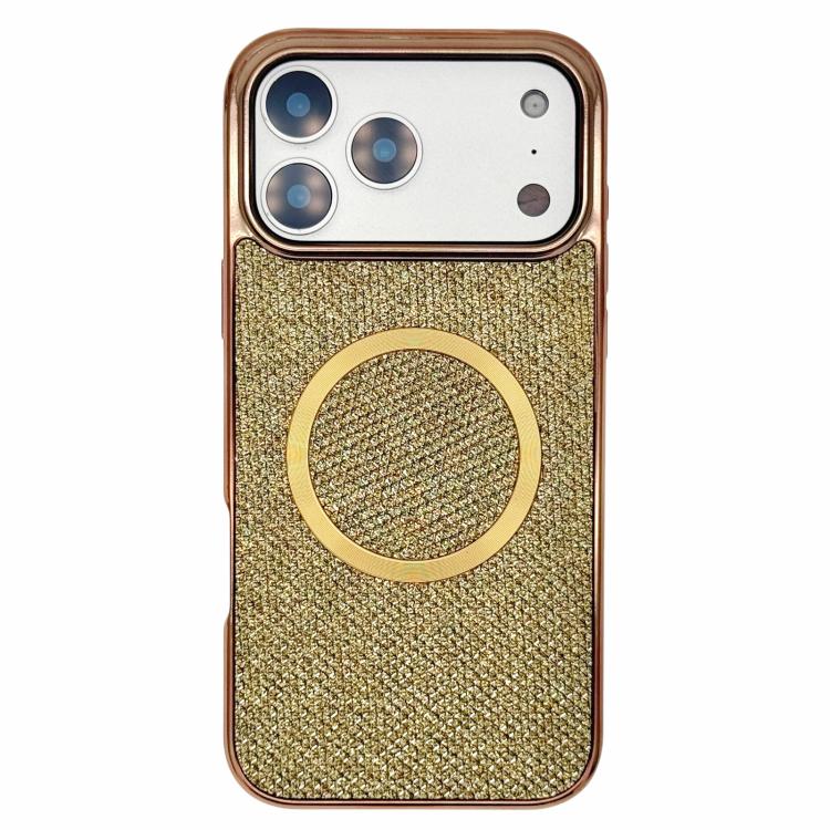 Funda para teléfono MagSafe de policarbonato con purpurina y acabado galvanizado, For iPhone 17 Pro Max, For iPhone 17 Pro, For iPhone 16 Pro Max, For iPhone 16 Pro, For iPhone 16 Plus, For iPhone 16, For iPhone 15 Pro Max, For iPhone 15 Pro