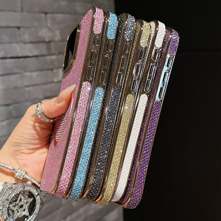 Funda para teléfono MagSafe de policarbonato con purpurina y acabado galvanizado, For iPhone 15 Plus, For iPhone 15, For iPhone 14 Plus, For iPhone 14, For iPhone 14 Pro, For iPhone 14 Pro Max, For iPhone 13 Pro Max, For iPhone 13 Pro