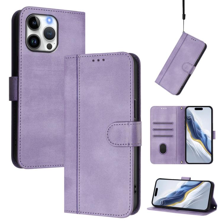 Funda de teléfono de cuero retro con hebilla para empalme de cables, For iPhone 17e / 16e, For iPhone 17 Pro Max, For iPhone 17 Pro, For iPhone 17, For iPhone Air, For iPhone 16 Pro Max