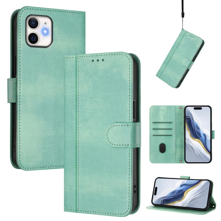 Funda de teléfono de cuero retro con hebilla para empalme de cables, For iPhone 13 Pro Max, For iPhone 13 Pro, For iPhone 13 mini, For iPhone 12 / 12 Pro, For iPhone 12 Pro Max, For iPhone 12 mini