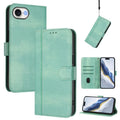 Funda de teléfono de cuero retro con hebilla para empalme de cables, For iPhone 17e / 16e, For iPhone 17 Pro Max, For iPhone 17 Pro, For iPhone 17, For iPhone Air, For iPhone 16 Pro Max