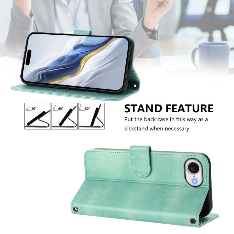 Funda de teléfono de cuero retro con hebilla para empalme de cables, For iPhone 17e / 16e, For iPhone 17 Pro Max, For iPhone 17 Pro, For iPhone 17, For iPhone Air, For iPhone 16 Pro Max