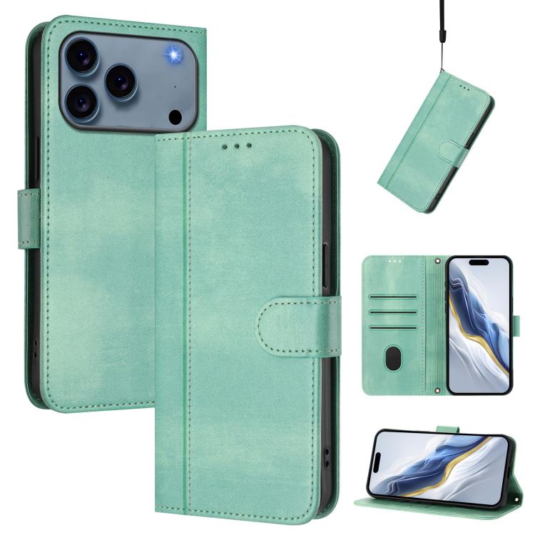 Funda de teléfono de cuero retro con hebilla para empalme de cables, For iPhone 17e / 16e, For iPhone 17 Pro Max, For iPhone 17 Pro, For iPhone 17, For iPhone Air, For iPhone 16 Pro Max