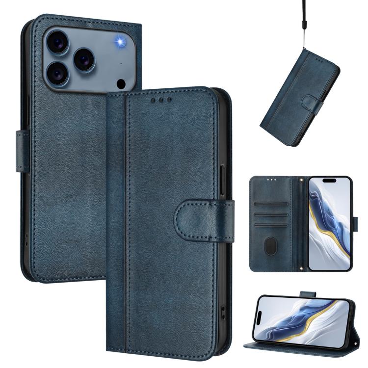 Funda de teléfono de cuero retro con hebilla para empalme de cables, For iPhone 17e / 16e, For iPhone 17 Pro Max, For iPhone 17 Pro, For iPhone 17, For iPhone Air, For iPhone 16 Pro Max
