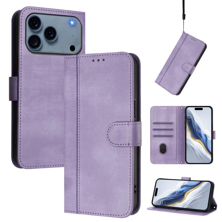 Funda de teléfono de cuero retro con hebilla para empalme de cables, For iPhone 17e / 16e, For iPhone 17 Pro Max, For iPhone 17 Pro, For iPhone 17, For iPhone Air, For iPhone 16 Pro Max