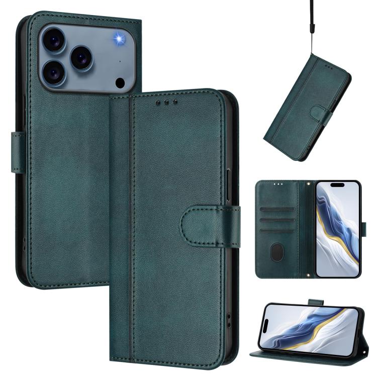 Funda de teléfono de cuero retro con hebilla para empalme de cables, For iPhone 17e / 16e, For iPhone 17 Pro Max, For iPhone 17 Pro, For iPhone 17, For iPhone Air, For iPhone 16 Pro Max